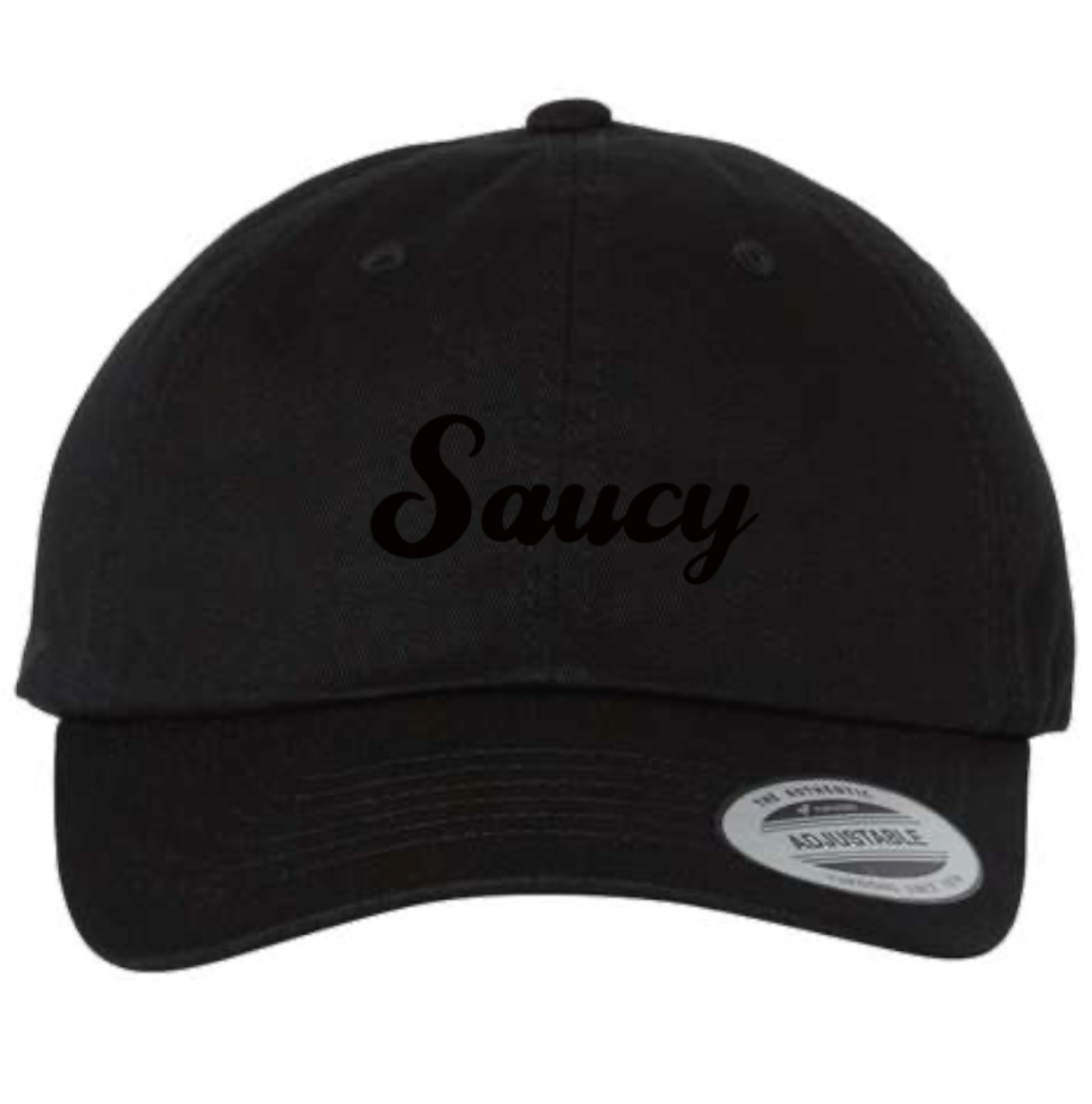 Black Saucy Dad Hat